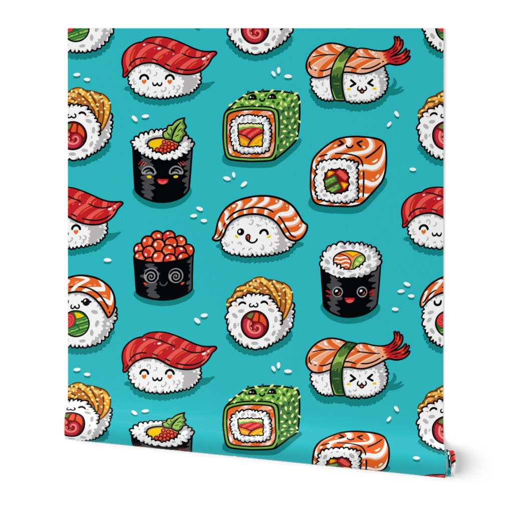 Cute kawaii sushi small size