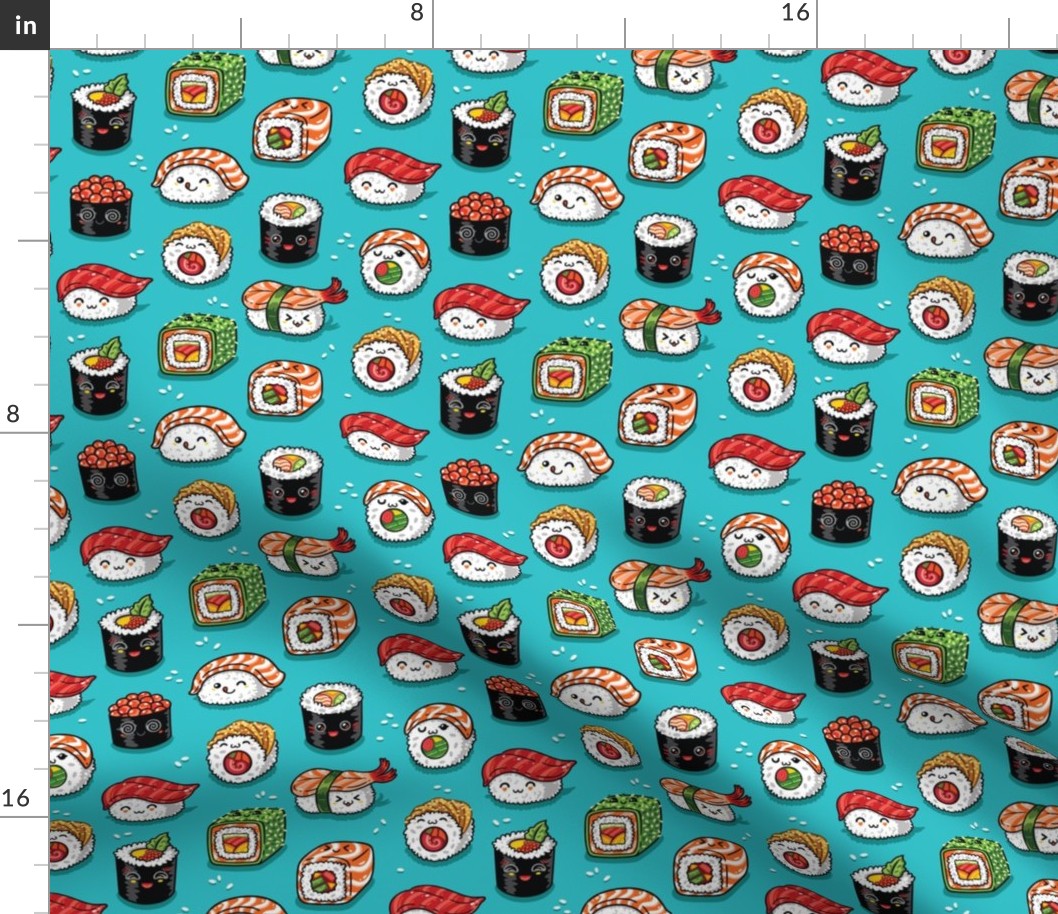 Cute kawaii sushi small size