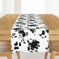 Black and White Cow Spots, Animal Pattern, Farm Print