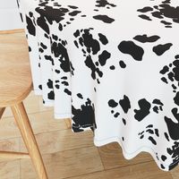 Black and White Cow Spots, Animal Pattern, Farm Print