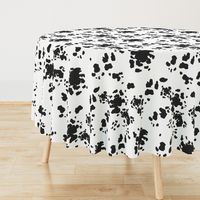 Black and White Cow Spots, Animal Pattern, Farm Print