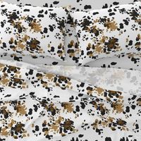 Brown, Black and White Cowhide Spots, Dairy Animals, Farm Animal Print, Farmhouse Style