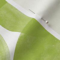 Huge Watercolor Dots M+M Lime by Friztin