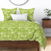 Huge Watercolor Dots M+M Lime by Friztin