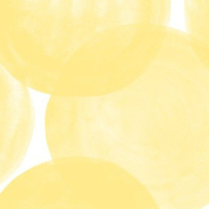 Huge Watercolor Dots M+M Sunshine by Friztin