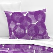  Huge Watercolor Dots M+M Eggplant by Friztin