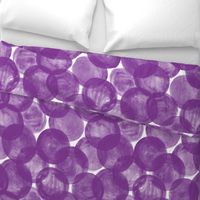  Huge Watercolor Dots M+M Eggplant by Friztin