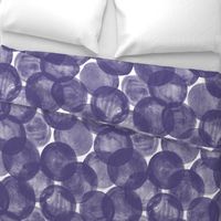  Huge Watercolor Dots M+M Royal Purple by Friztin