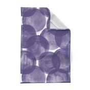  Huge Watercolor Dots M+M Royal Purple by Friztin