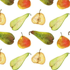 Pear_watercolor_pattern_on_white