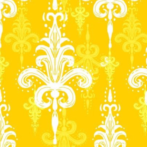 Golden honey damask