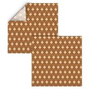 Fall for Cats - Brown diamond pattern 