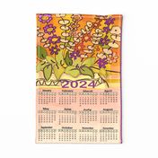 2024 NEW_BLOOMS_TEA_TOWEL AND WALLHANGING