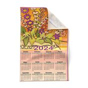 2024 NEW_BLOOMS_TEA_TOWEL AND WALLHANGING