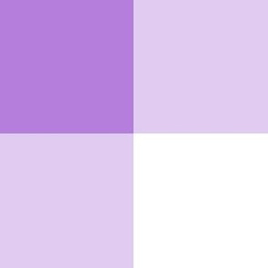 Three Inch Lavender Purple and White Buffalo Check