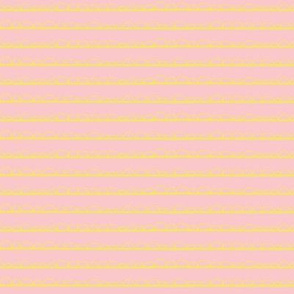 frilly stripe lemon/pink