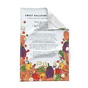 Sweet Halloumi Veg & Mash Recipe tea towel