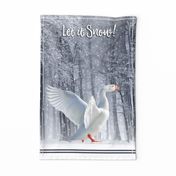 Snow Goose Tea Towel