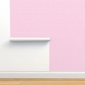 Quarter Inch Carnation Pink and White Gingham Check