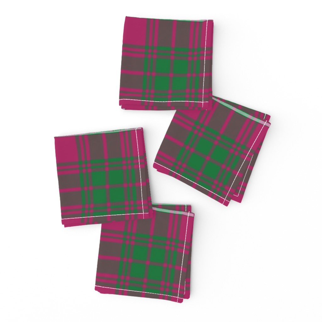 Fitzgerald tartan, Baluch regiment faded, 6"