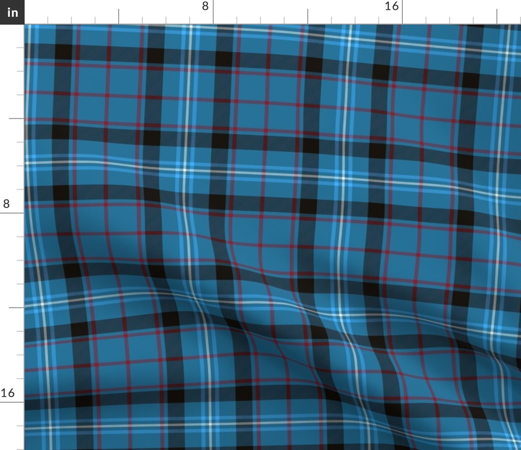 Fitzgerald blue tartan, 6" ancient