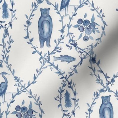Blueberry Woods Toile 