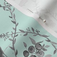 Blueberry Woods Toile Slate Mint