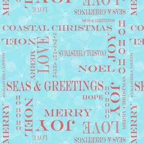Coastal Christmas Words