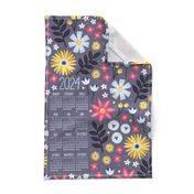 Garden Joy 2024 Tea Towel Calendar