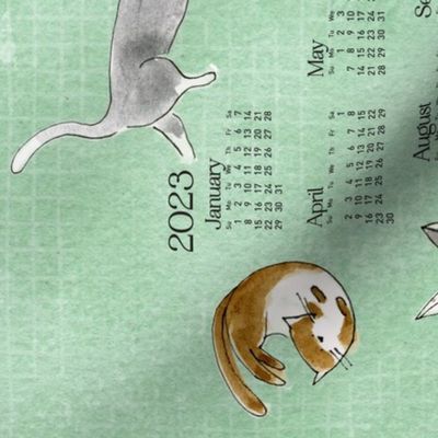 2023 Calendar: Cats  - © Lucinda Wei