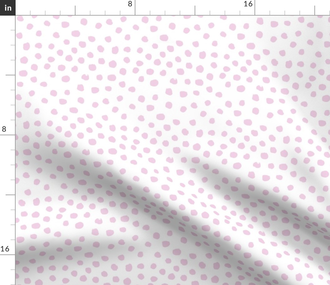 lilac light dots fabric