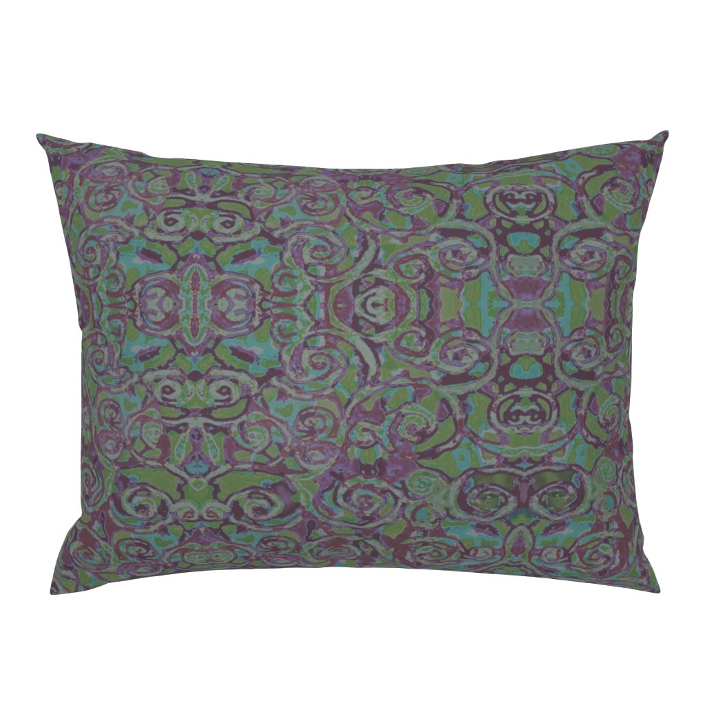 24" DYSTOPIA Abstract Damask Batik