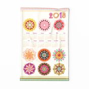 2018 peace and harmony tea towel