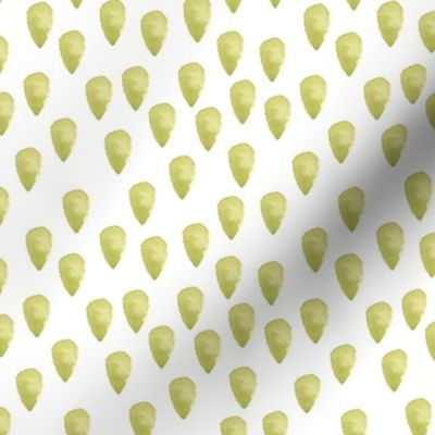 Grass Green drops Dots Spots Olive _ miss chiff designs