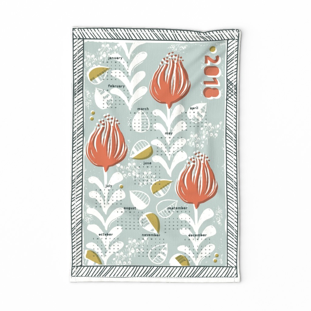 Block Print Tea Towel