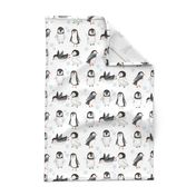 Winter Penguins // White