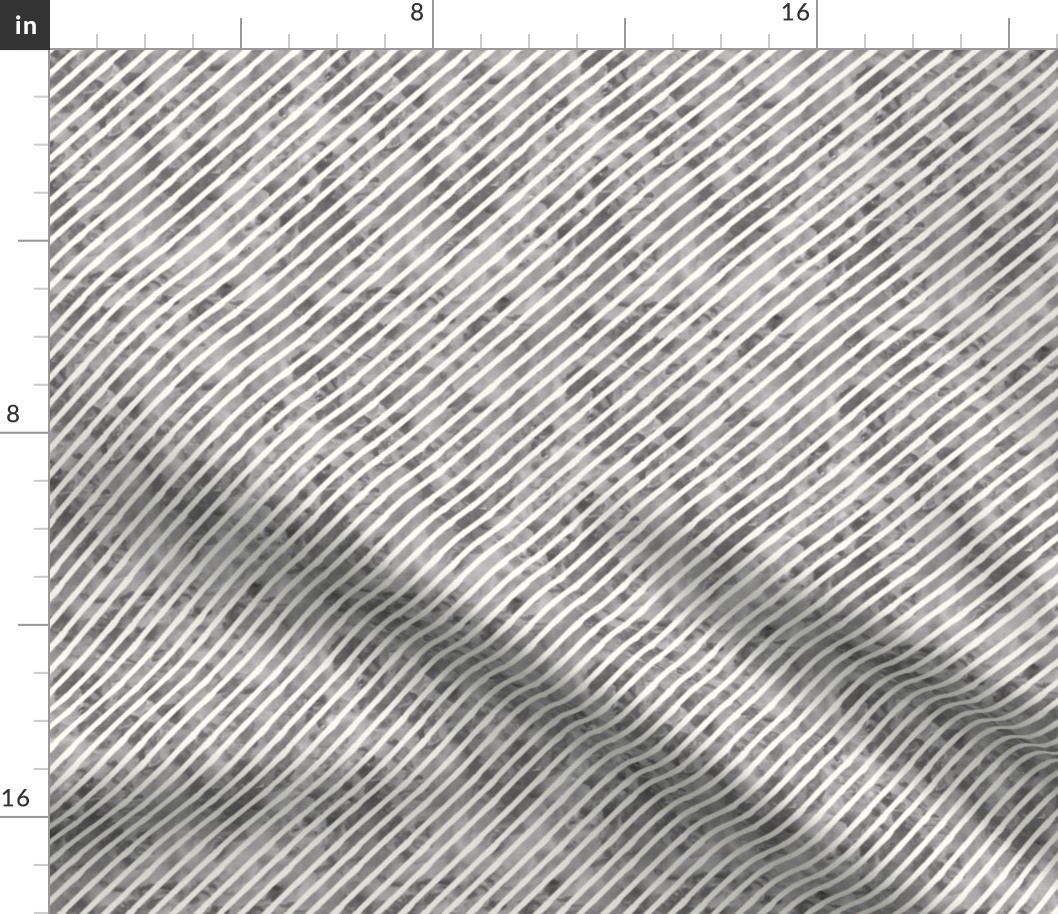 (small scale) diagonal grey watercolor stripes