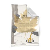 Sugar Maple Tea Towel 2018 Calendar