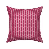 Sketchy Scandi Stripe cranberry ©Julee Wood COORDINATES WITH PETAL SOLIDS