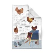 Ain't Nobody Here but us Chickens -2018 Tea Towel 