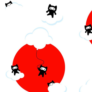 Ninja cats in the sky (Japanese edition)