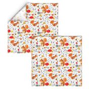 Pattern #64 - Autumn woodland squirrels