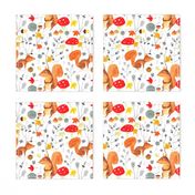 Pattern #64 - Autumn woodland squirrels