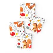 Pattern #64 - Autumn woodland squirrels