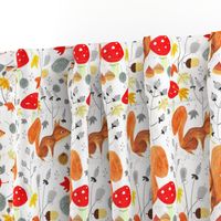 Pattern #64 - Autumn woodland squirrels