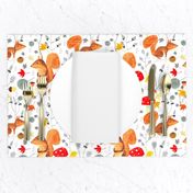 Pattern #64 - Autumn woodland squirrels
