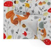 Pattern #64 - Autumn woodland squirrels