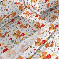 Pattern #64 - Autumn woodland squirrels