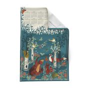 In the woods 2022 teatowel calendar