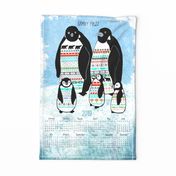 2019 Calendar, Penguin Family First